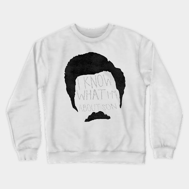 I know what im about son Crewneck Sweatshirt by kurticide